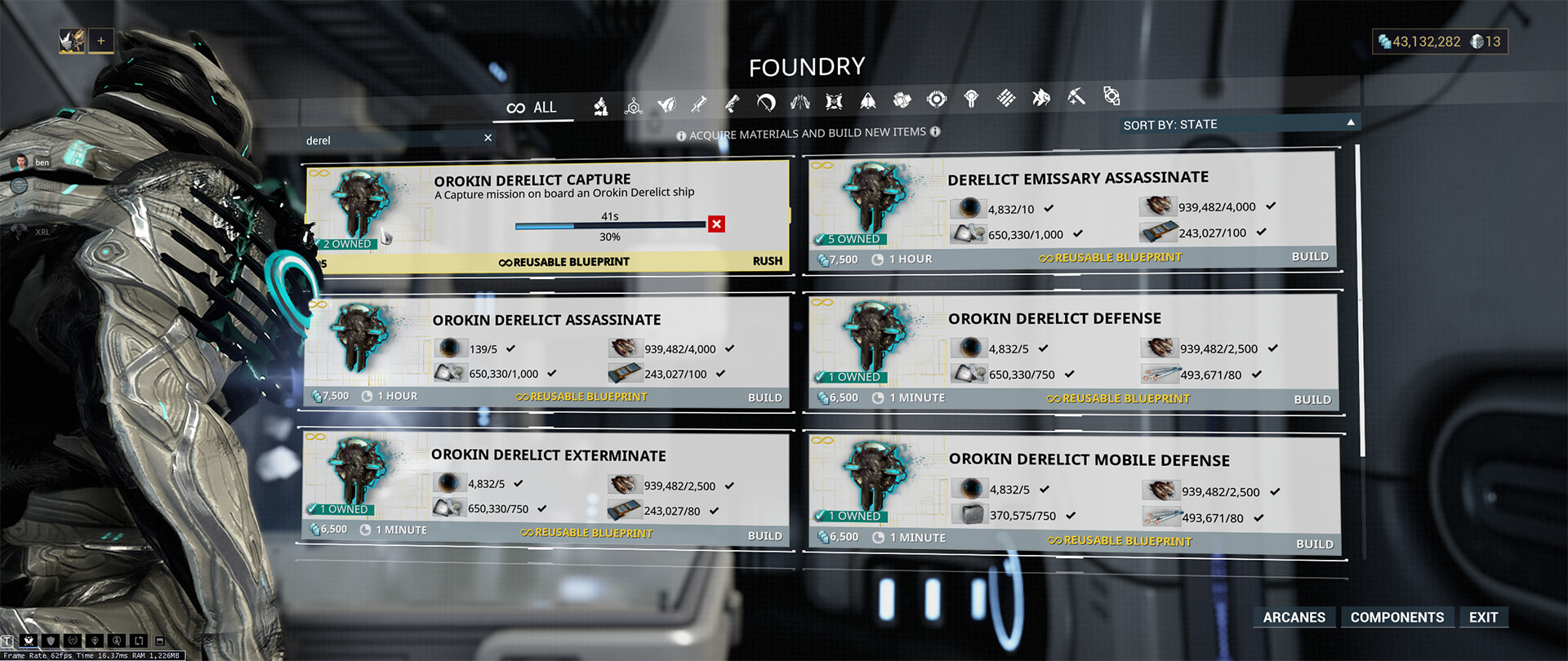 orokin derelict void traces